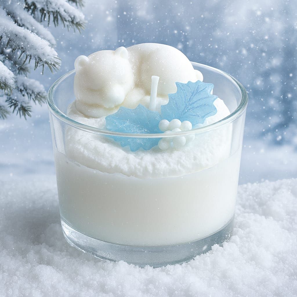 Bougie Alpaga de Noël image